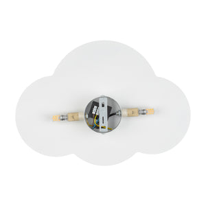 Aplică Cloud din metal, alb