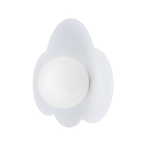 Aplică Cloud New din sticlă, alb