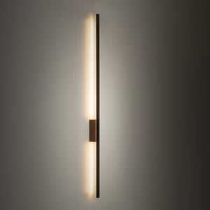 Aplică Flash, lemn nuc, L, 55 × 60 × 1080 mm