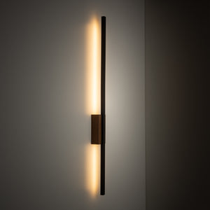 Aplică Flash, lemn nuc, M, 55 × 60 × 790 mm