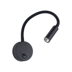 Aplică Lagos din metal, negru, 3 W, neutră 4000k