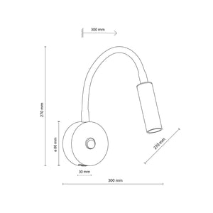 Aplică Lagos USB din metal, negru