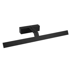 Aplica Sagita în negru, 58 cm lățime, pe fundal alb