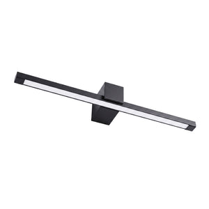 Aplica Tetra în negru, 60 cm lățime, pe fundal alb