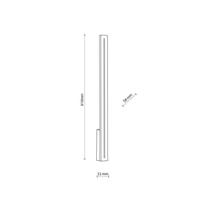 Aplică Linea, gri, 12 W