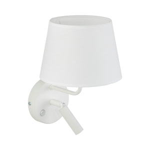Aplică Maja cu soclu E27 și G9, alb, Lungime 230 mm, lățime 200 mm