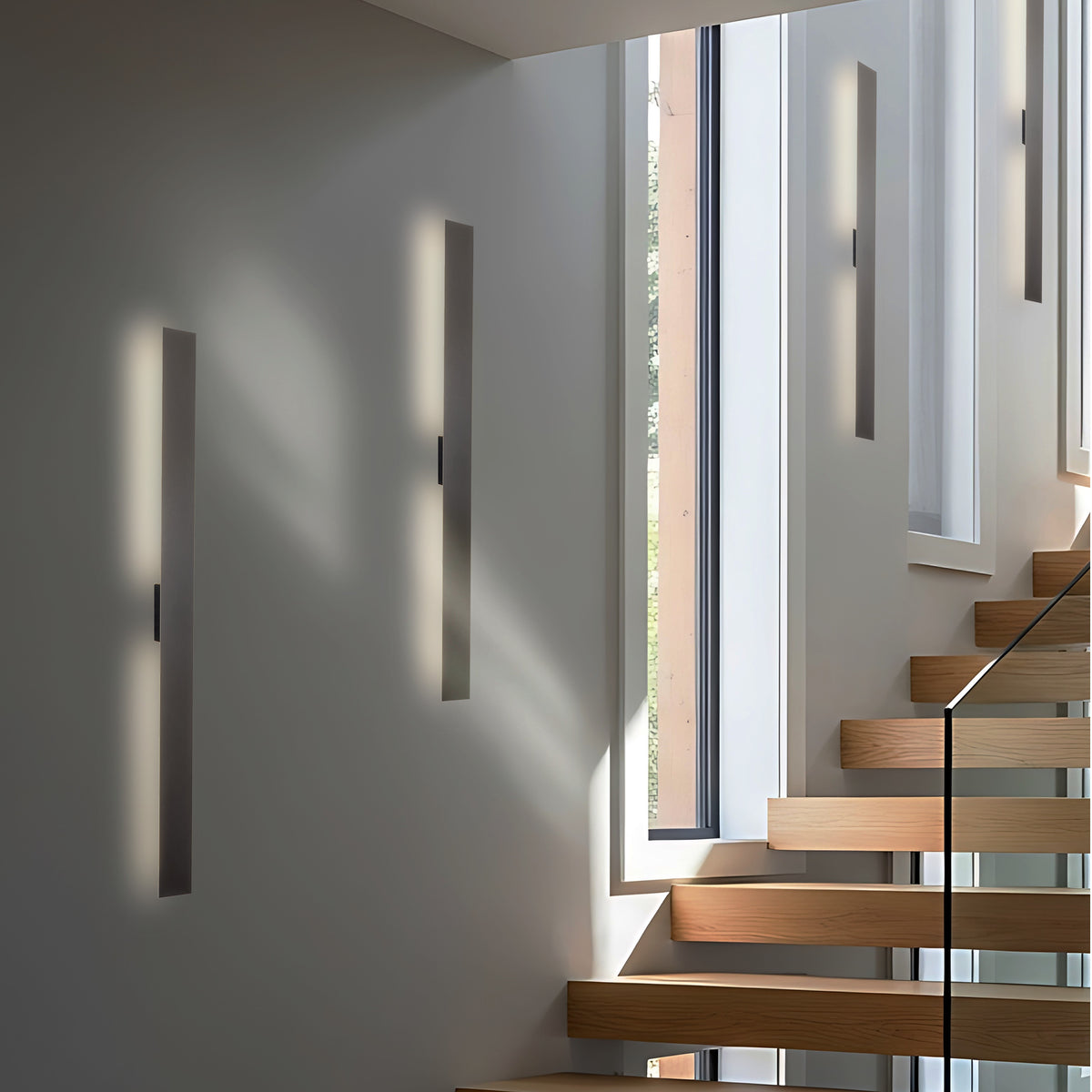 Aplică Navi Long din metal, maro, 45 × 80 × 1000 mm