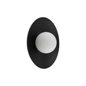 Aplică Slate sticlă, negru, 280 × 280 × 160 mm