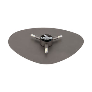 Aplică Stone din metal, maro, 3 becuri