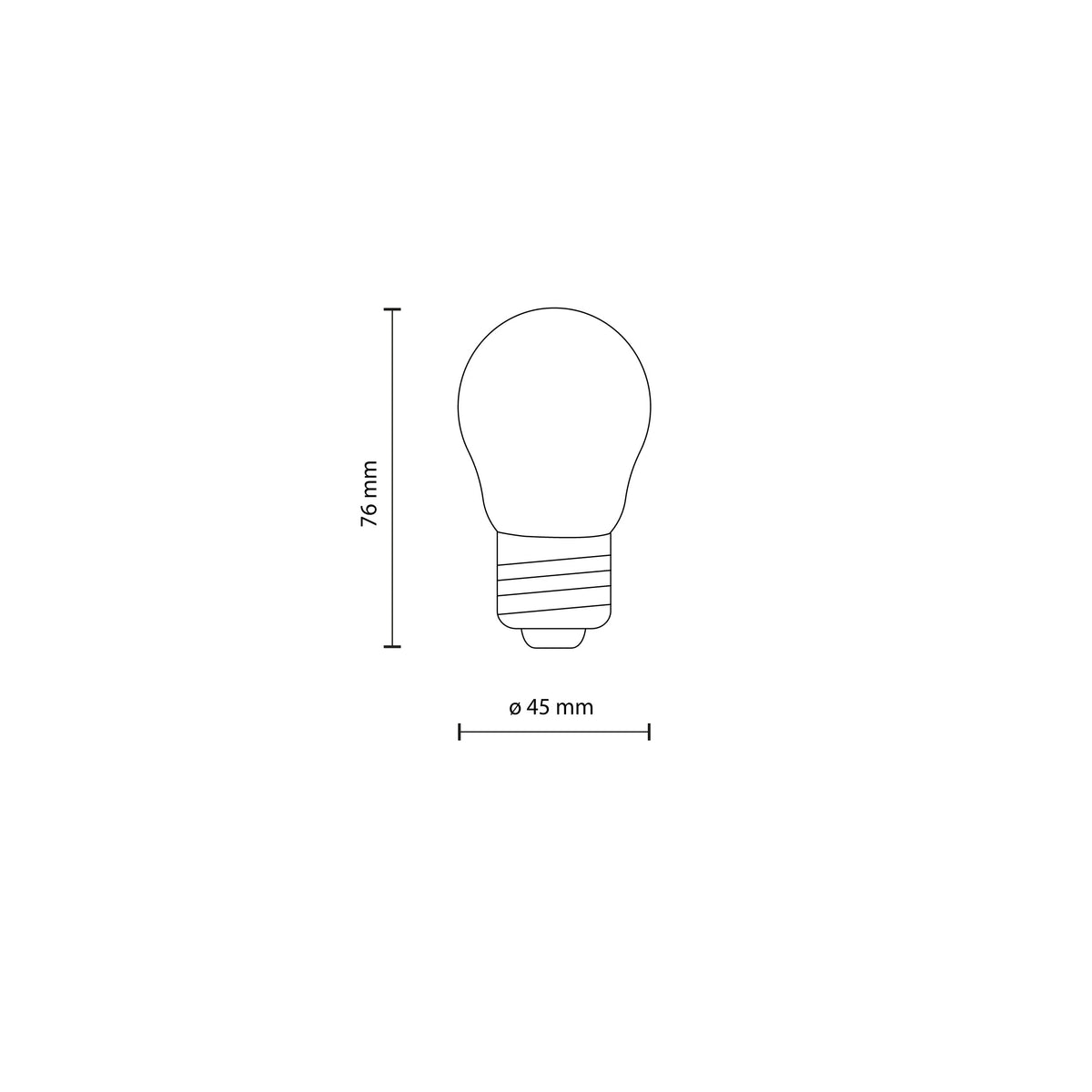 Bec dimabil E27 cu lumină caldă, transparent, 6 W
