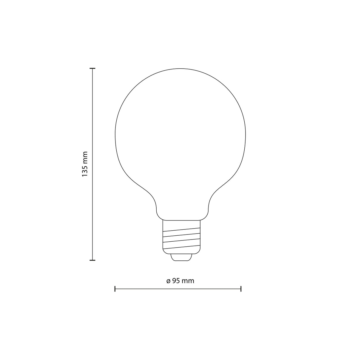Bec mat dimabil E27 cu lumină neutră