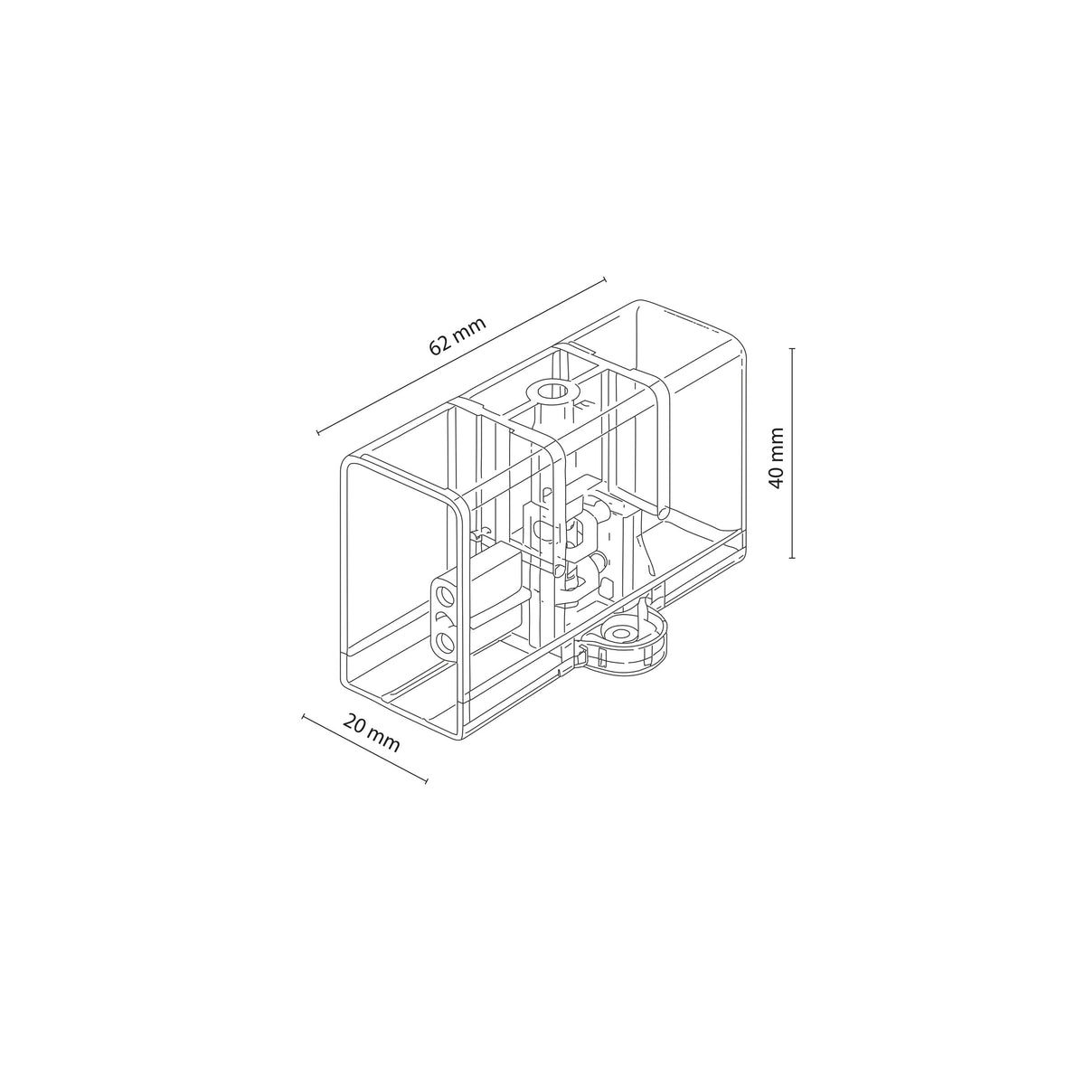 Conector drept pentru Honey Comb