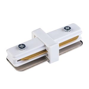 Conector Tracer drept din metal, alb