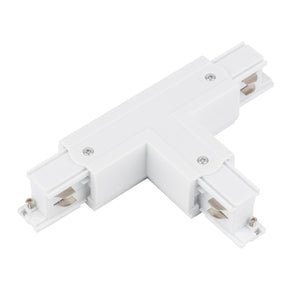 Conector Tracer în T stânga varianta 1 cu 3 circuite, alb