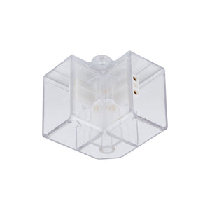Conector unghiular pentru Honey Comb, transparent