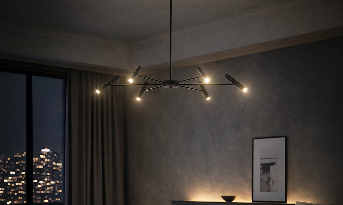 Living modern seara, luminat de lustra Niva