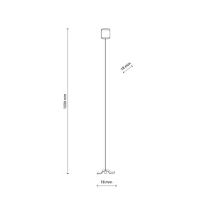 Kit de suspendare Tracer din oțel, alb