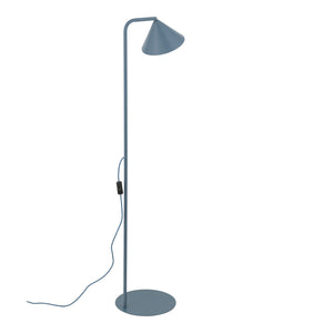 Lampă de podea Cono cu soclu E14 din metal, bleumarin