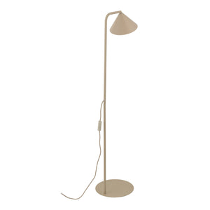Lampă de podea Cono cu soclu E14 din metal, salvie