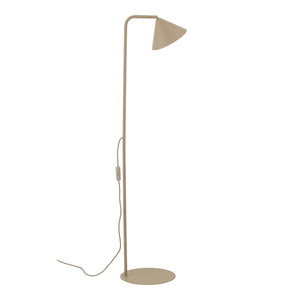 Lampă de podea Cono cu soclu E14 din metal, salvie