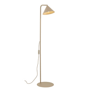 Lampă de podea Cono cu soclu E14 din metal, salvie