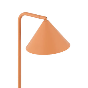 Lampă de podea Cono cu soclu E14 din metal, somon