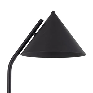 Lampă de podea Cono cu soclu E27 din metal, negru, 15 W
