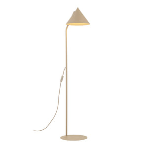 Lampă de podea Cono cu soclu E27 din metal, salvie, 10 W
