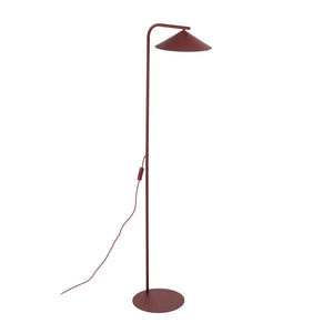 Lampă de podea Lume din oțel, vișiniu, caldă 3000k