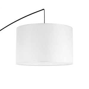 Lampă de podea Moby din oțel, alb