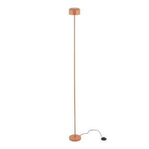 Lampă de podea Noa din metal, somon