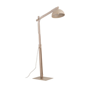 Lampă de podea Oslo din metal, salvie