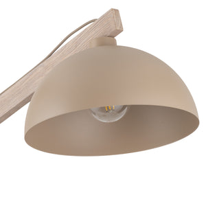Lampă de podea Oslo din metal, salvie