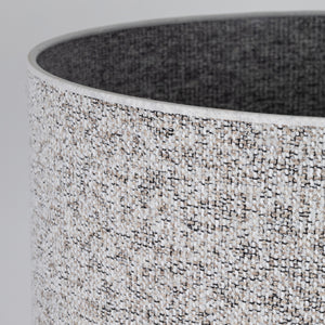 Lampă de podea Vellum din textil, negru