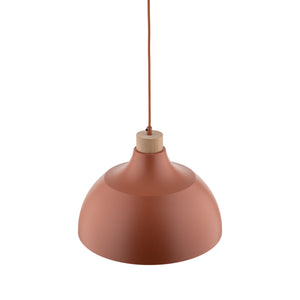 Lustră Cap din metal, cărămiziu