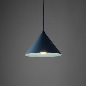 Lustră Cono din metal, bleumarin, mărimea S