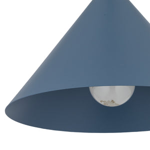 Lustră Cono din metal, bleumarin, mărimea S