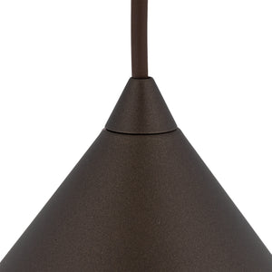 Lustră Cono din metal, maro, mărimea S