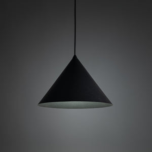 Lustră Cono din metal, negru, mărimea L