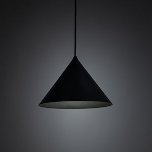 Lustră Cono din metal, negru, mărimea M
