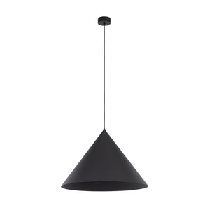 Lustră Cono din metal, negru, mărimea XL