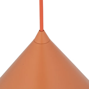 Lustră Cono din metal, somon, mărimea S
