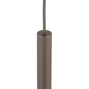 Lustră Ferro 500 din aluminiu, maro