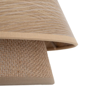 Lustră Kalum cu 1 bec, lemn, Diametru 240 mm