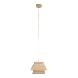 Lustră Kalum cu 1 bec, lemn, Diametru 240 mm