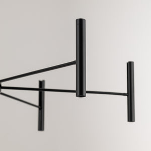 Lustră Niva, negru, 30 W