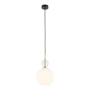 Lustră Sophia Big, coniac și alb, Big, diametru 180 mm, înălțime 1550 mm