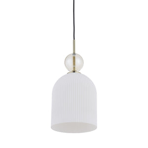Lustră Sophia Big, coniac și alb, Big, diametru 180 mm, înălțime 1600 mm