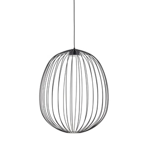 Lustră Sphera din oțel, negru, mărimea L