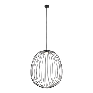 Lustră Sphera din oțel, negru, mărimea L